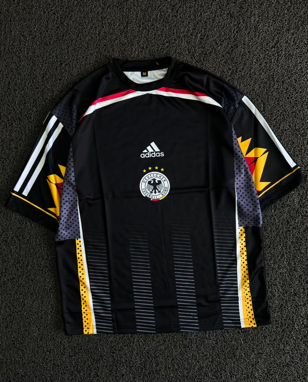 Adidas Germany 1994 Away Jersey – Toni Kroos #8 | Five Sleeve Edition | Black Retro Football Jersey