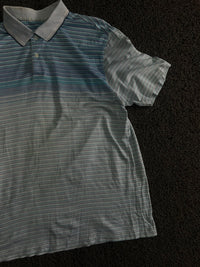 Vintage Striped Polo T-Shirt