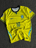 Brazil 2024 Home Jersey – Neymar Jr #10 | Yellow Football Shirt