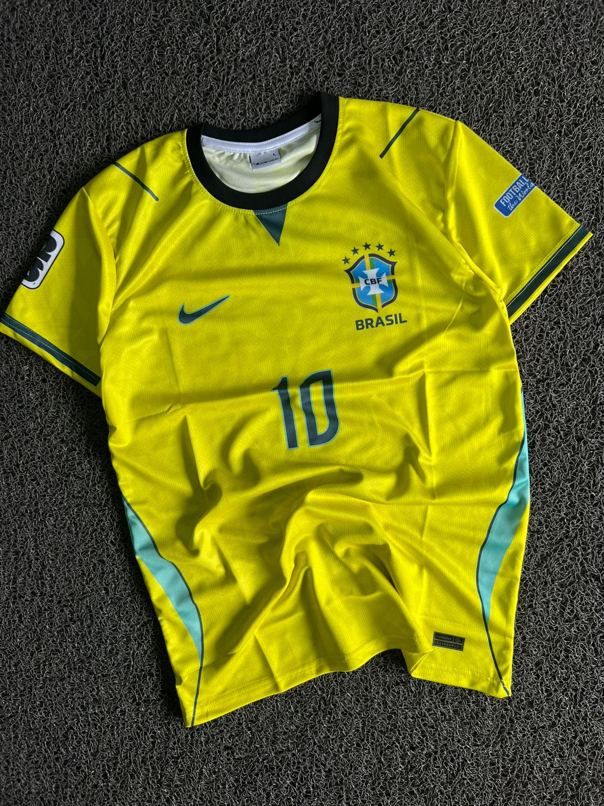 Brazil 2024 Home Jersey – Neymar Jr #10 | Yellow Football Shirt
