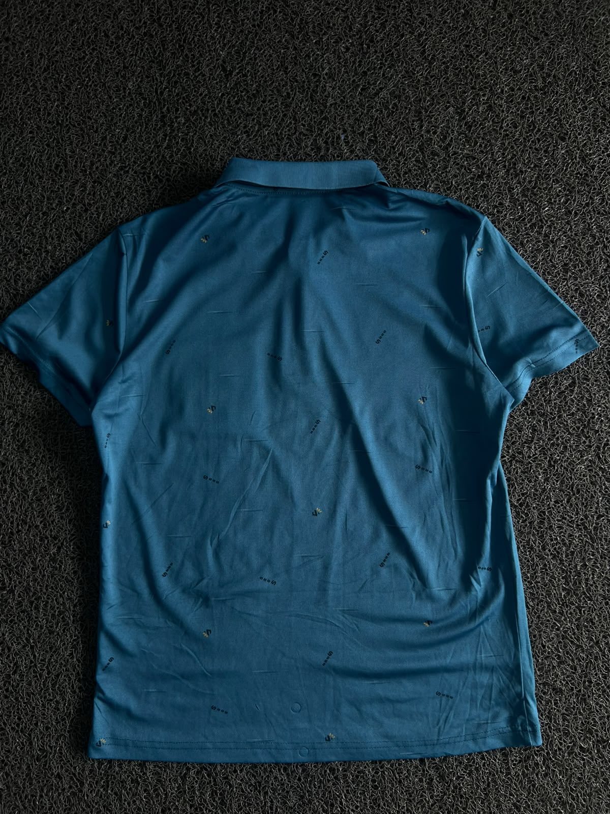 Printed Polo T-Shirt with Front Pocket & Logo