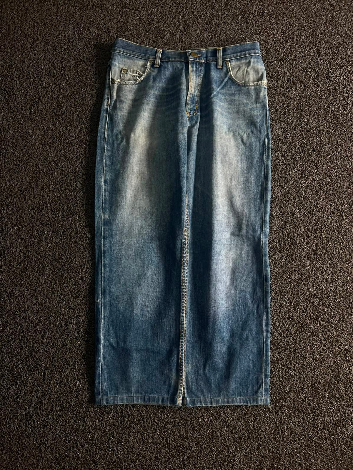 Vintage Blue Denim – Washed Finish | Casual Streetwear