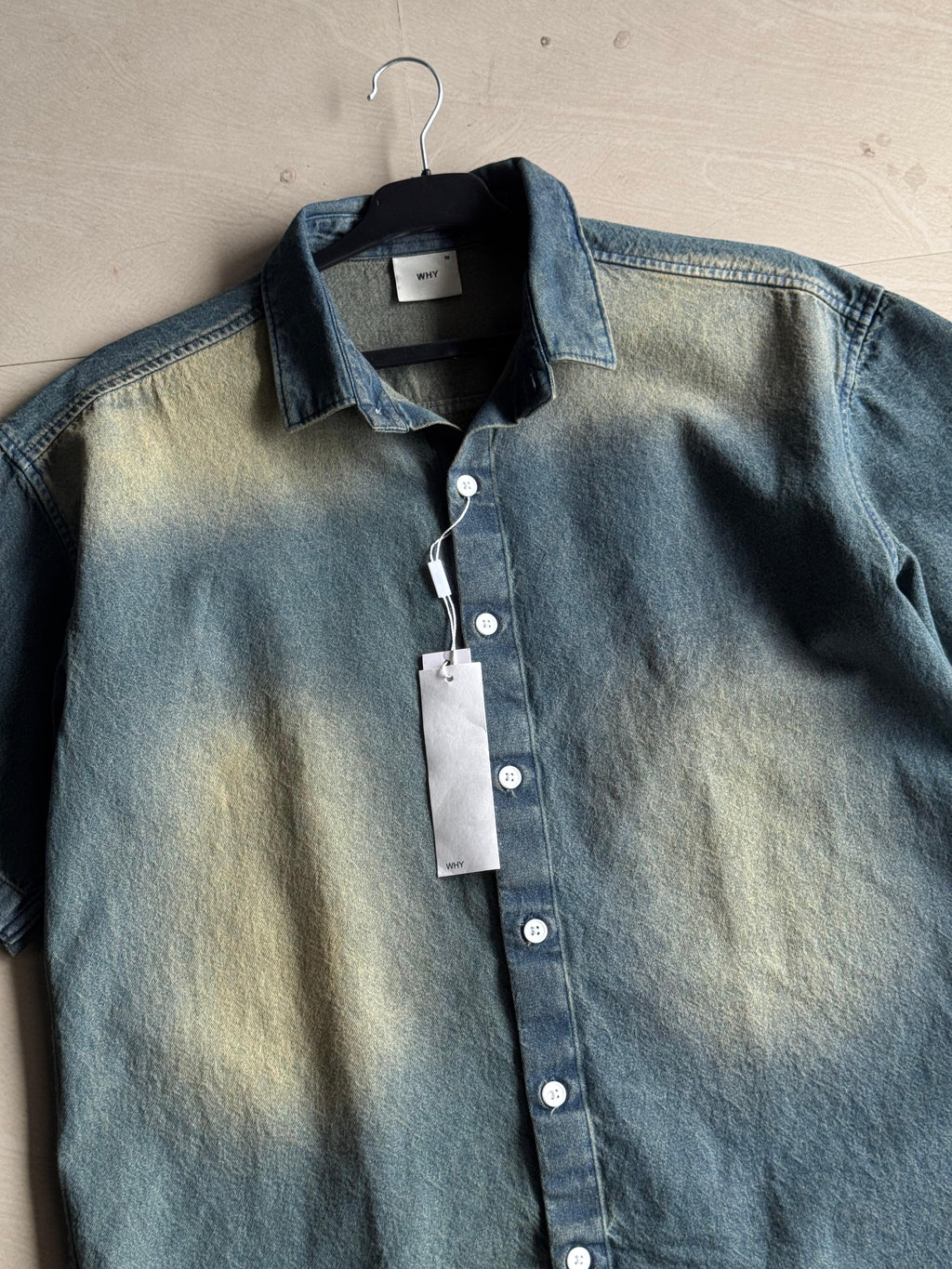 The Beatles Vintage Graphic Washed Denim Boxy Shirt