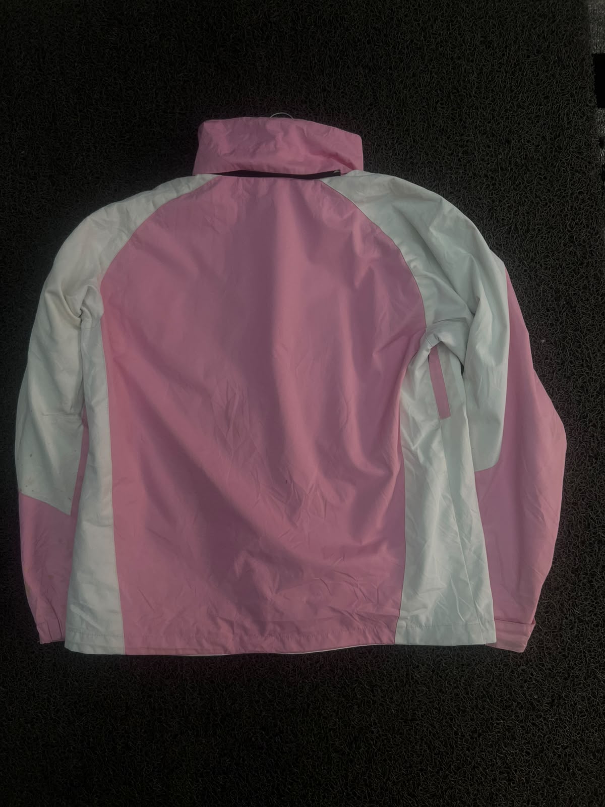 Vintage Muskoka Pink & White Outdoor Jacket ⚠️ Small Stains