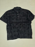 Vintage Black Monogram Polo T-Shirt