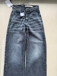 Washed Wide Leg Jeans