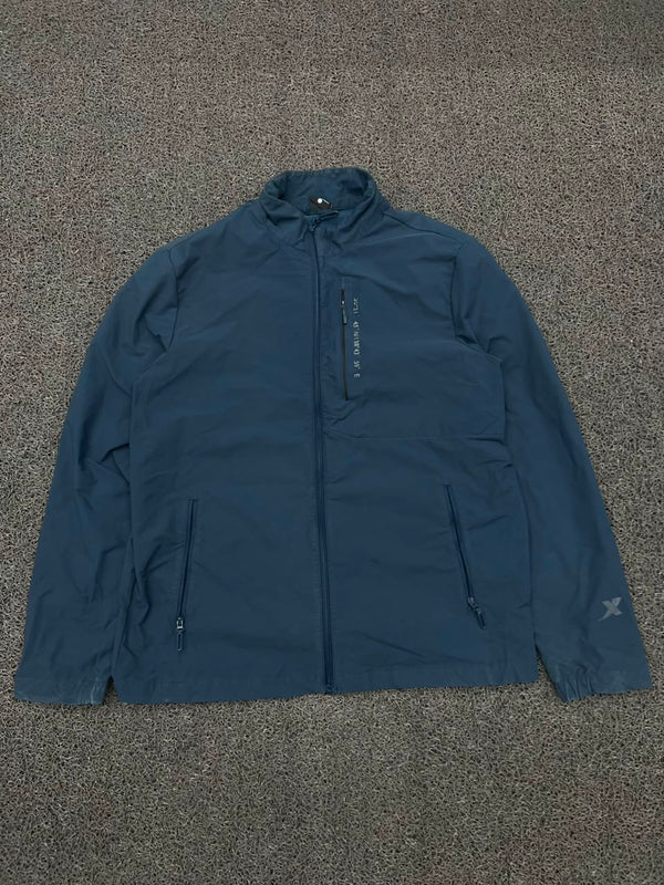 Lightweight Full Zip Windbreaker Jacket with Zip Chest Pocket
