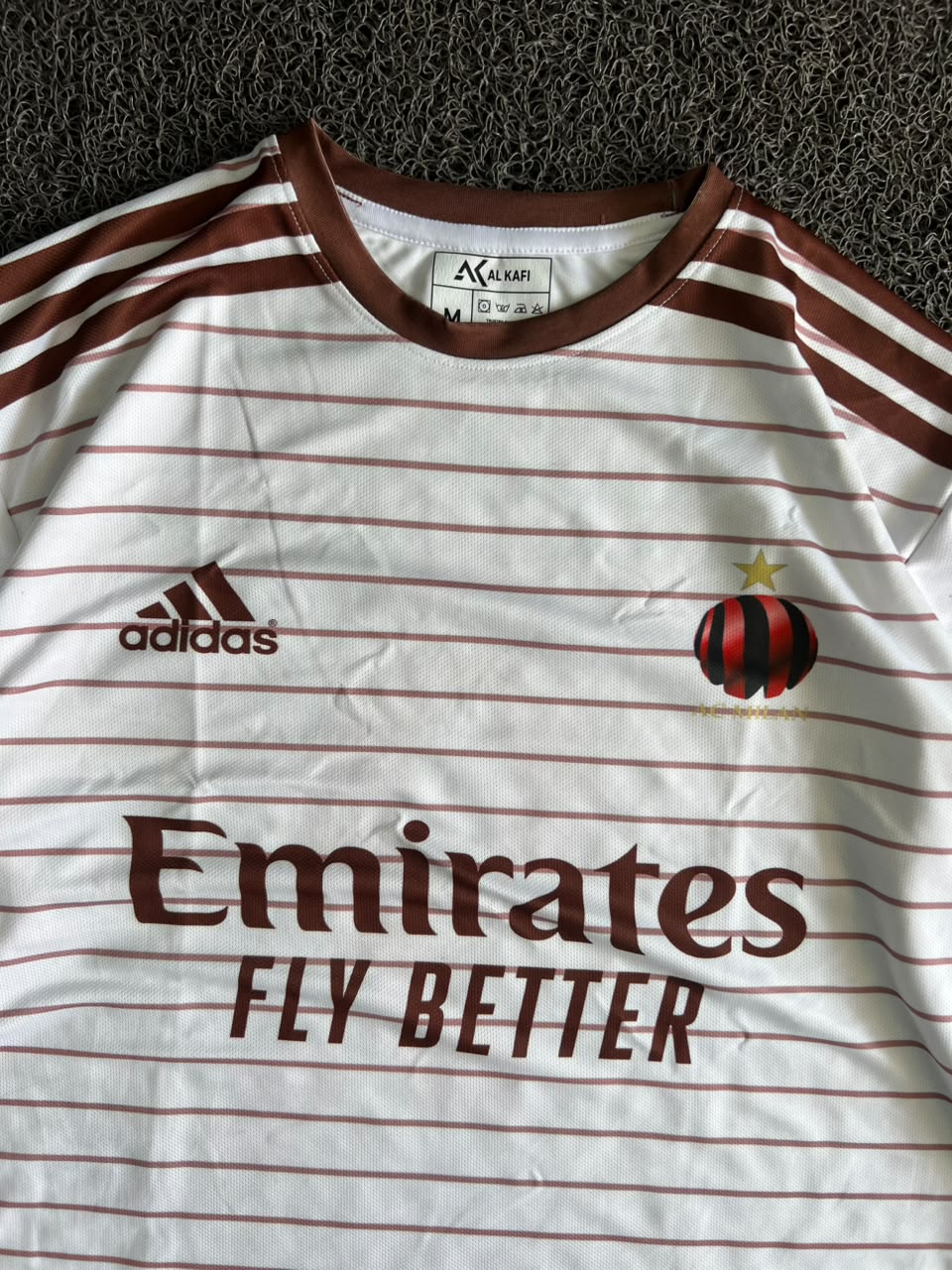 AC Milan Torres #9 White Away Football Five Sleeve Jersey – Adidas | Emirates Fly Bett