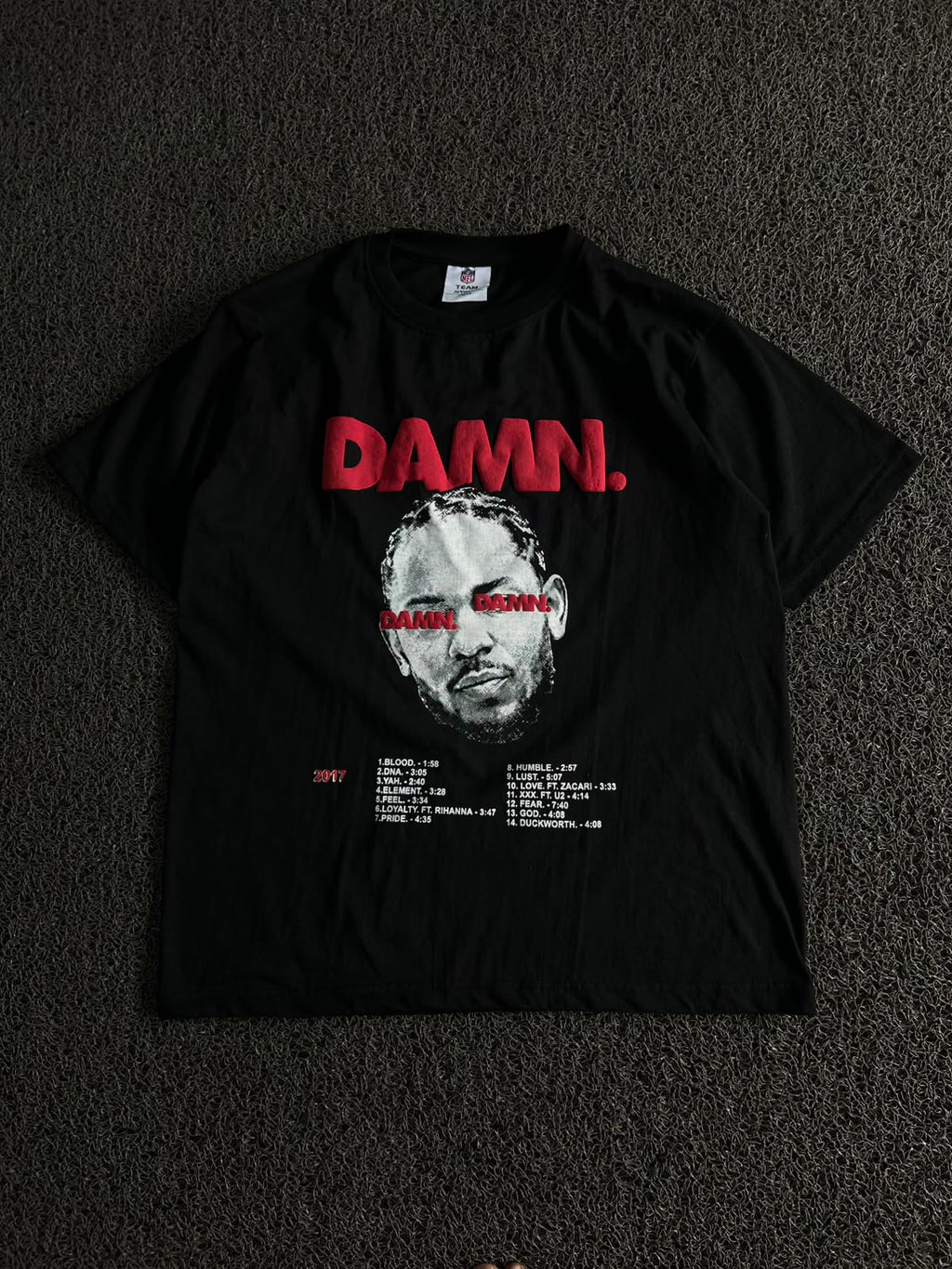 Kendrick Lamar "DAMN." Album Graphic T-Shirt