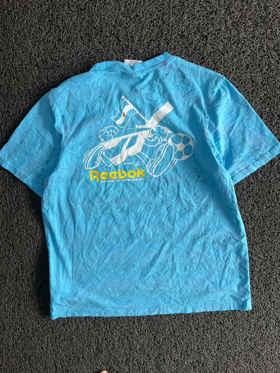 Blue Reebok Graphic Logo T-Shirt