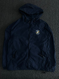 Hooded Utility Jacket with Embroidered Logo