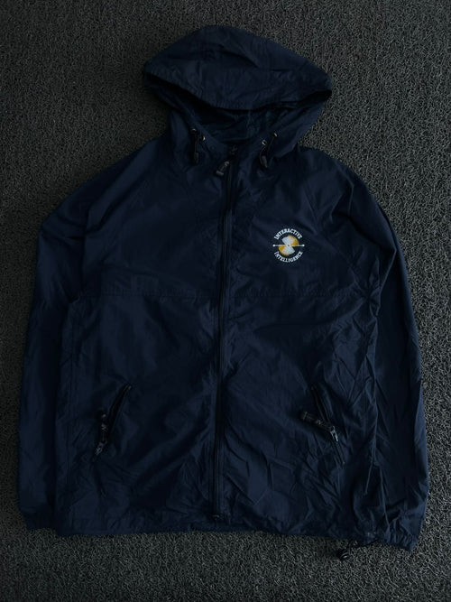 Hooded Utility Jacket with Embroidered Logo