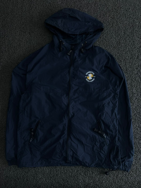 Hooded Utility Jacket with Embroidered Logo