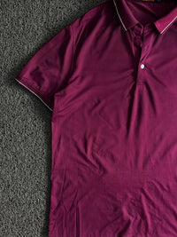 Contrast Trim Polo T-Shirt ⚠️ Two buttons damage