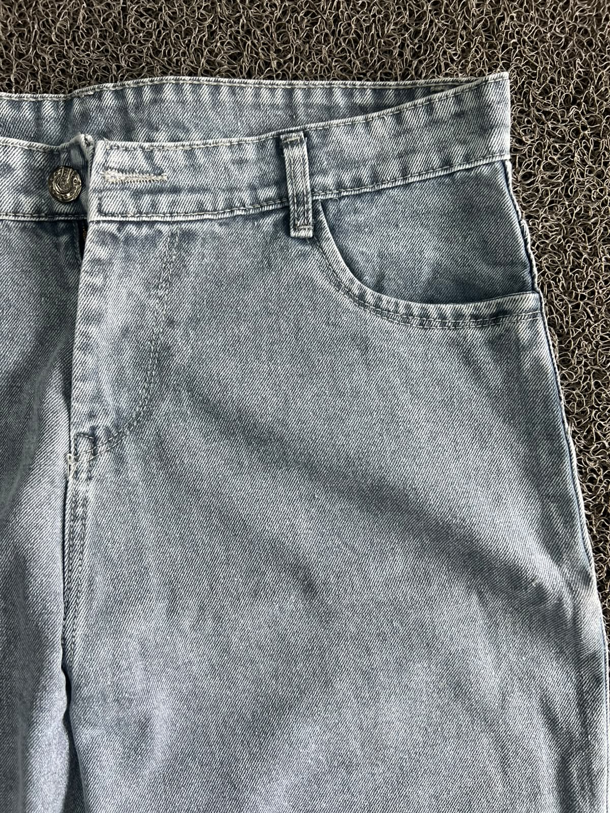 Light Wash Wide Leg Denim Jeans – Relaxed Fit Casual Blue Jeans