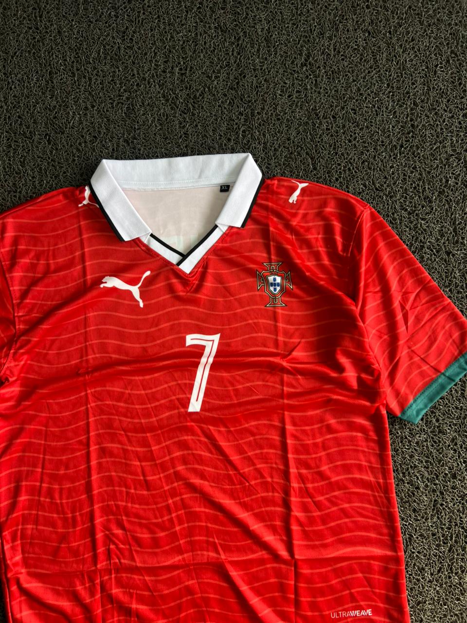 Portugal Home Jersey 2024/2025 - #7 Ronaldo - Five Sleeve