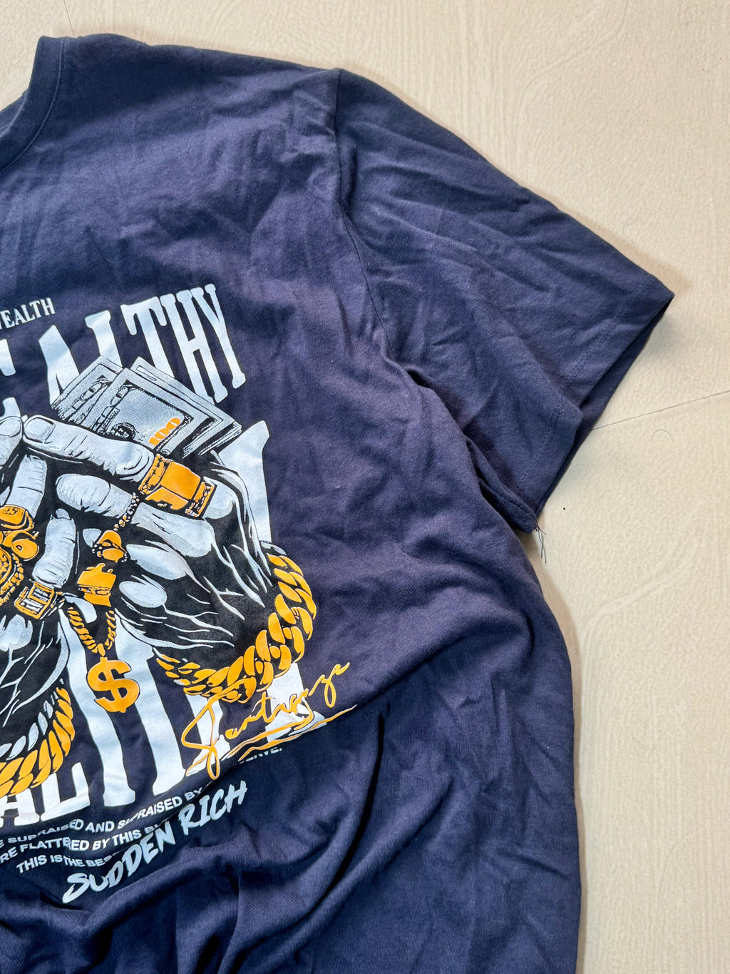 Sudden Wealth Graphic Oversized T-Shirt