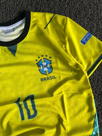 Brazil 2024 Home Jersey – Neymar Jr #10 | Yellow Football Shirt