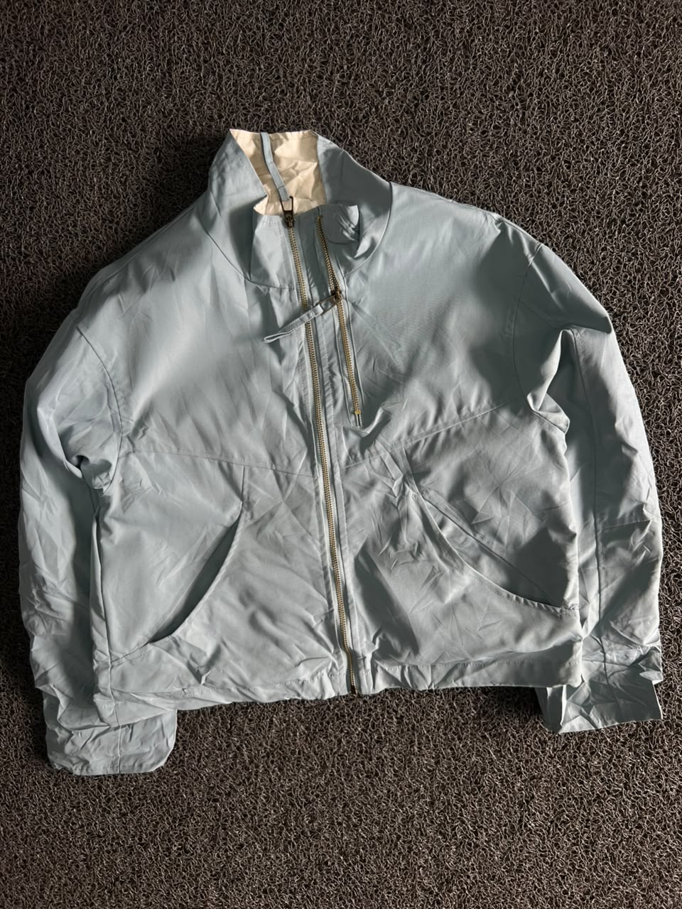 Lightweight Stand Collar Zip-Up Jacket