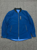 Vintage Blue Bomber Jacket | Lightweight Full Zip | Thrifted Men's Outerwear