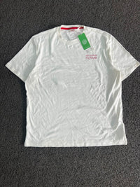 Lee Cooper White Graphic Back Print T-Shirt – Crew Neck Short Sleeve Tee