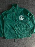 Vintage St. Christopher Green Nylon Coach Jacket
