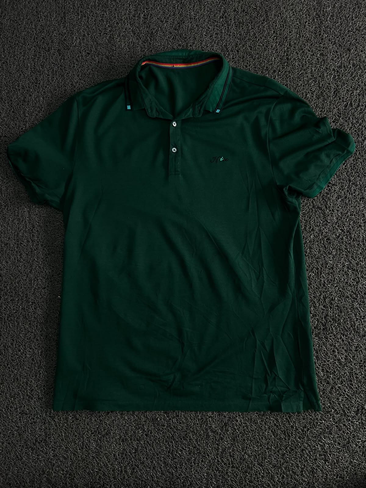 Green Collar Polo T-Shirt