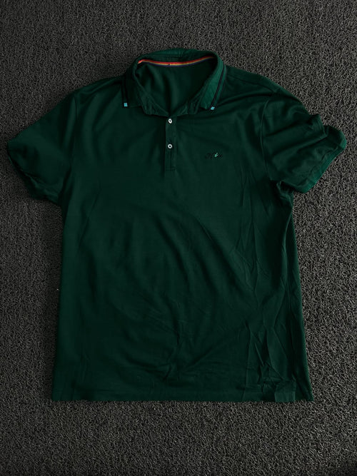 Green Collar Polo T-Shirt