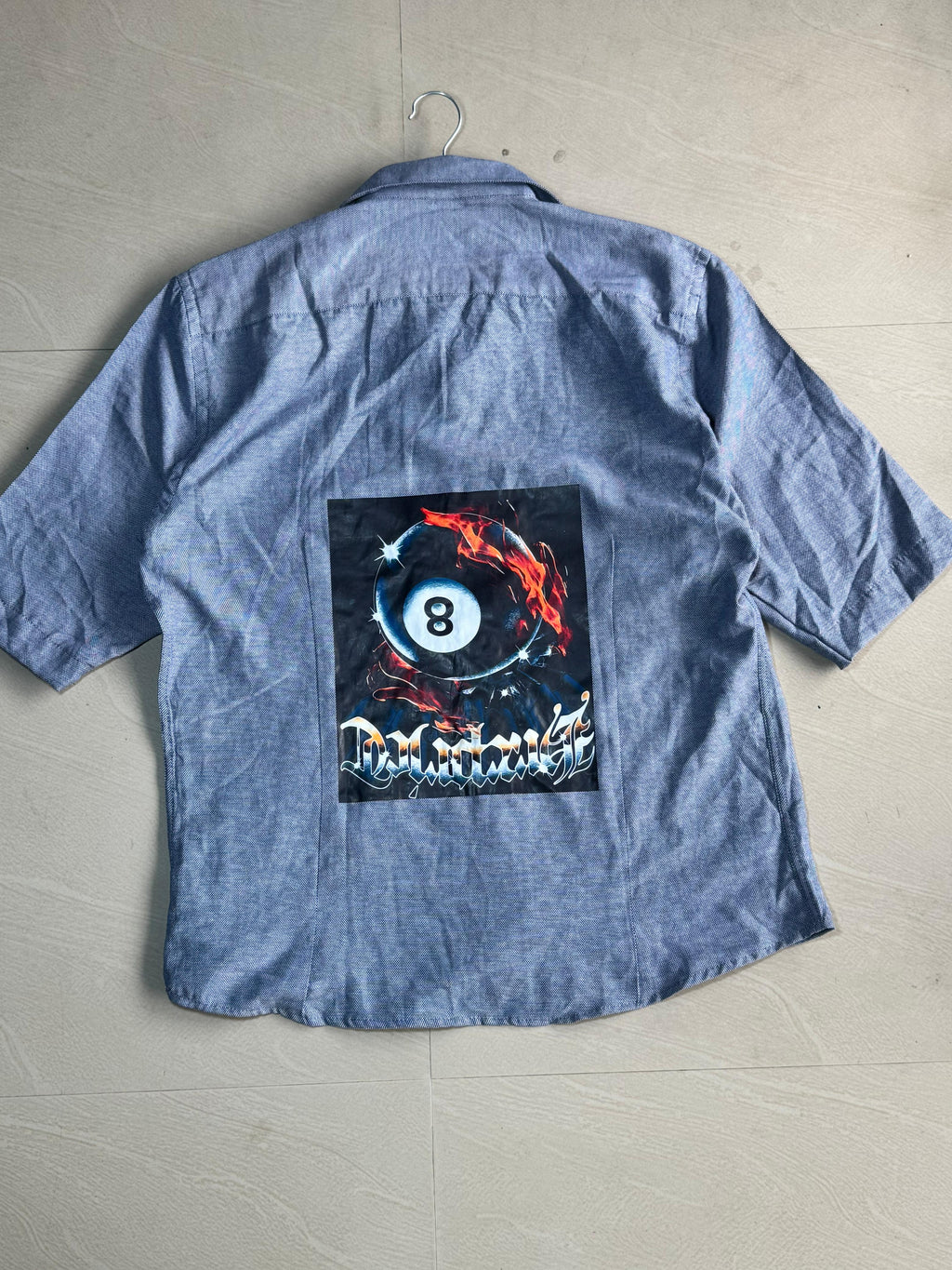 Oversized Boxy Fit Casual Shirt – 8 Ball Edition