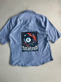 Oversized Boxy Fit Casual Shirt – 8 Ball Edition