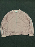 Bomber Jacket with White Piping – Lightweight Zip-Up Casual Outerwear