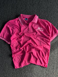 Pink Embroidered Polo T-Shirt