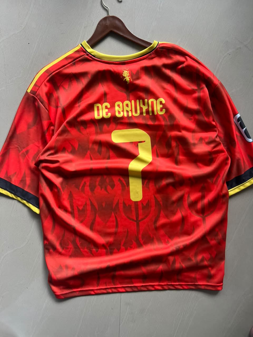 Kevin De Bruyne #7 Belgium Red Football Jersey – Premium Fan Edition