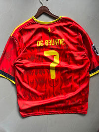 Kevin De Bruyne #7 Belgium Red Football Jersey – Premium Fan Edition