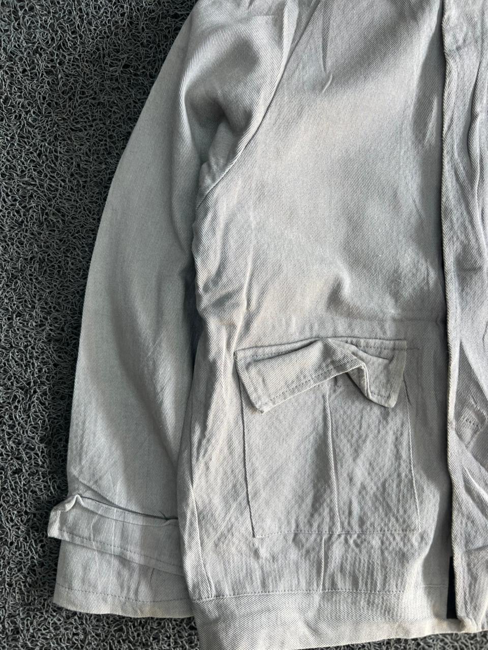 Hooded Utility Jacket with Flap Pockets | Casual Zip-Up Outerwear