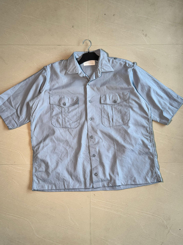 Premium Oversized Boxy Shirt – Dual Pocket & Pantera Back Print