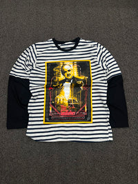 The Godfather Striped Long Sleeve Graphic T-Shirt | Unisex
