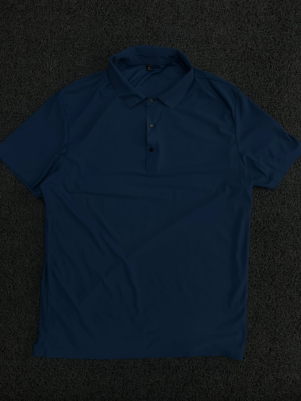 Blue Plain Polo T-Shirt – Short Sleeve
