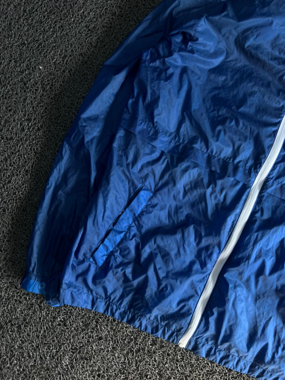 Blue Lightweight Windbreaker Jacket
