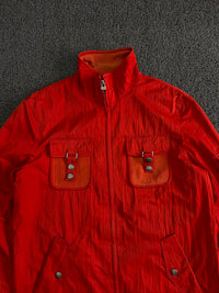 Vintage Utility Field Jacket with Multi-Pocket Design