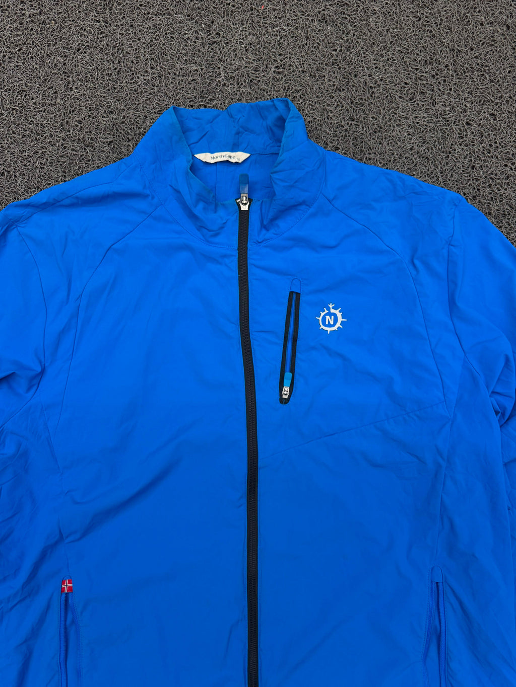 Blue Performance Lightweight Full-Zip Windbreaker Jacket