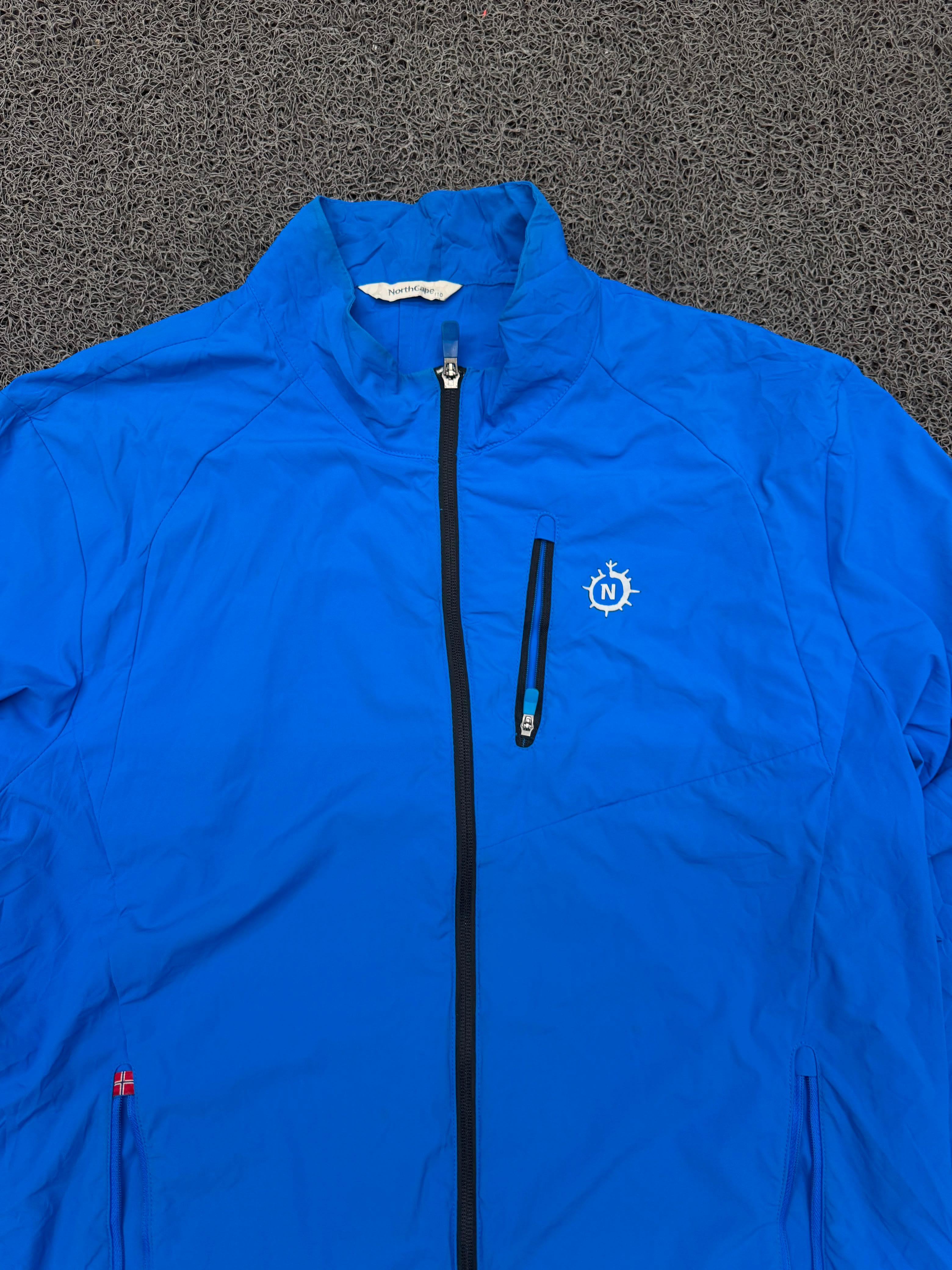Blue Performance Lightweight Full-Zip Windbreaker Jacket