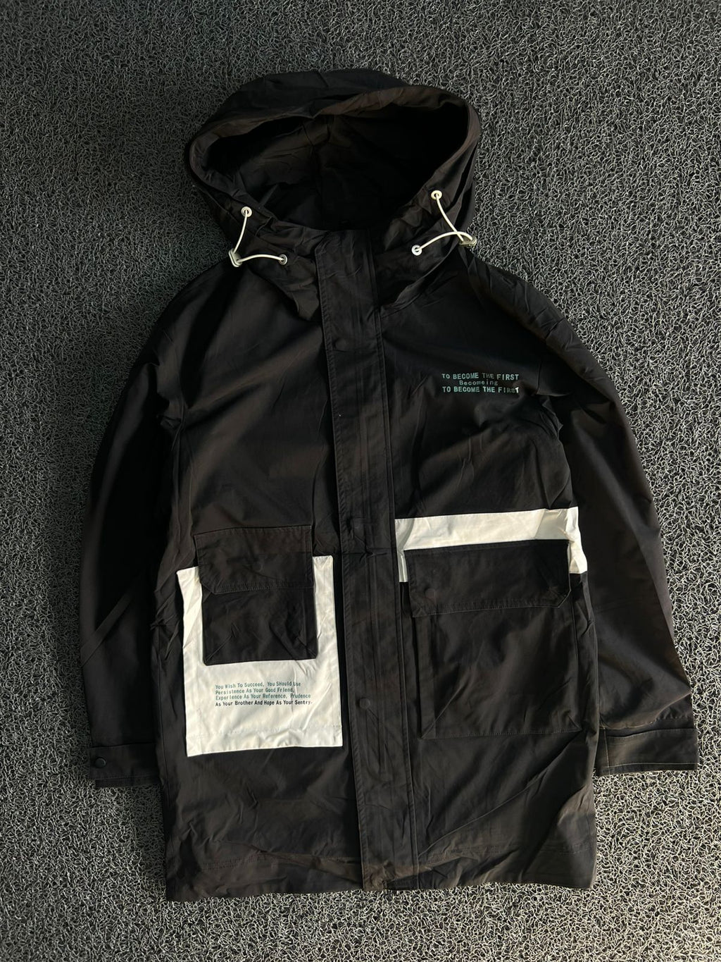 Hooded Utility Windbreaker Jacket