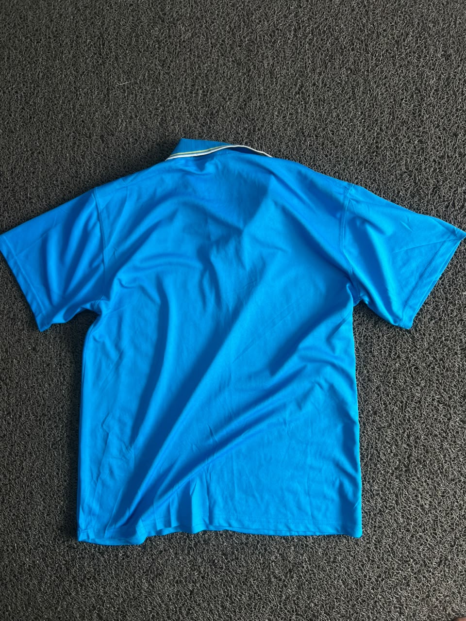 Blue Embroidered Logo Polo T-Shirt