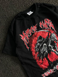 Black Graphic Print T-Shirt