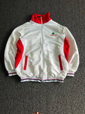 Unisex White & Red Track Jacket ⚠️ Minor Marks