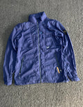 Vintage Blue Lightweight Windbreaker Jacket | Full Zip | Thrifted Men's Outerwear(⚠️ damage)