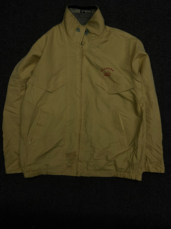 Beige Utility Jacket with Front Pockets ⚠️ Small Stains