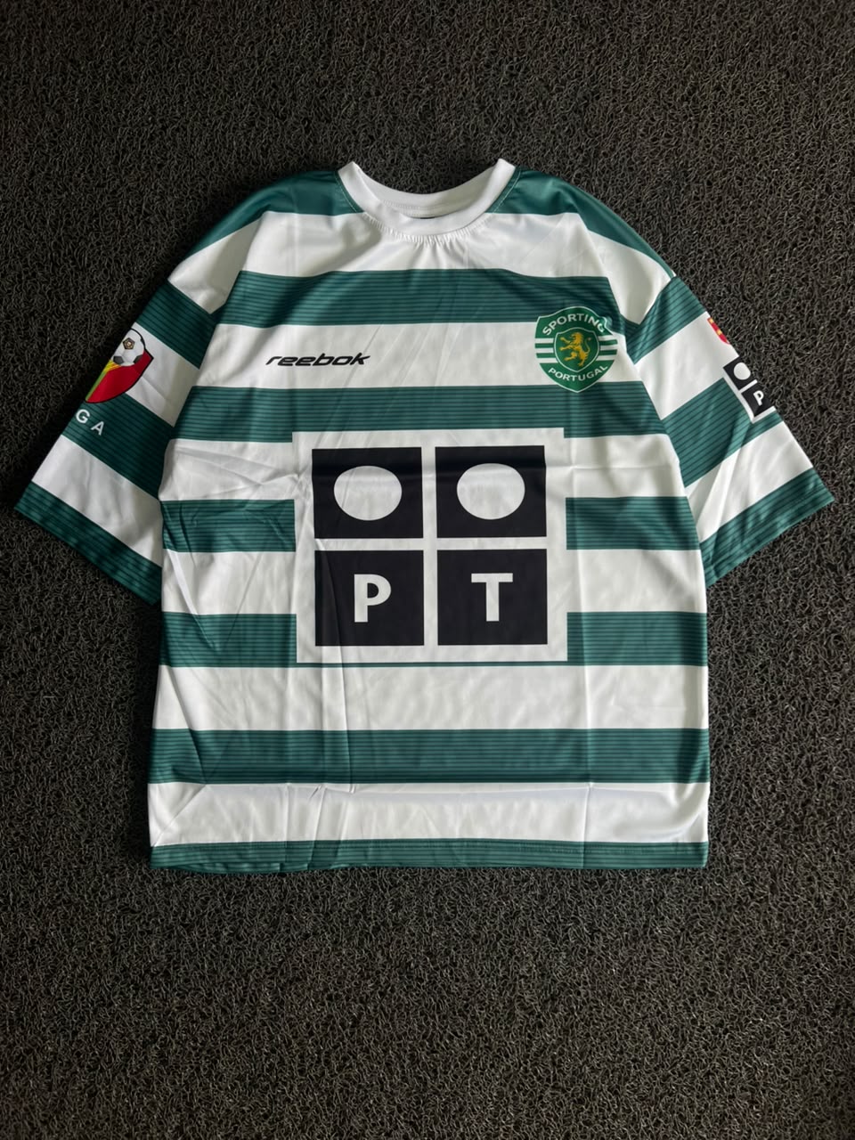 Sporting Cristiano Ronaldo #28 Reebok Green & White Football Five