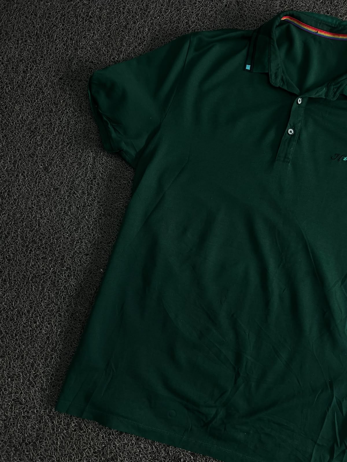Green Collar Polo T-Shirt